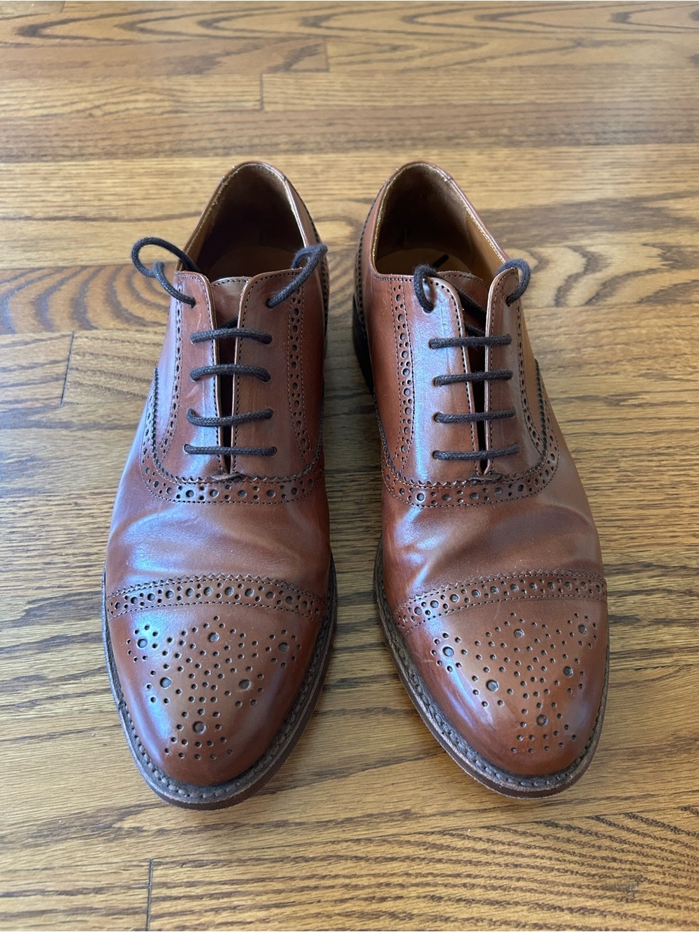 J. Crew Ludlow Brown Dress Shoes Size 9